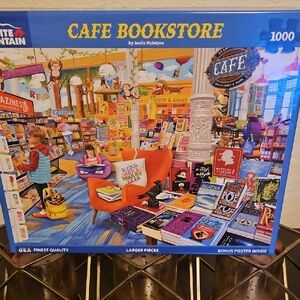 CAFE BOOKSTORE 1000 PIECE WHITE MOUNTAIN PUZZLE